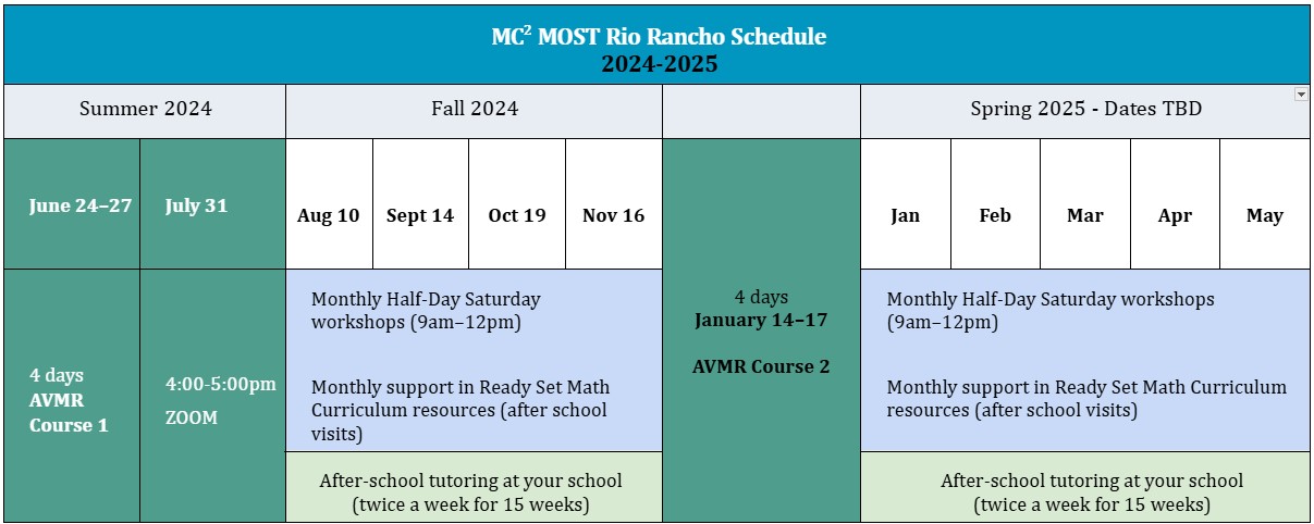 Rio Rancho PD Calendar